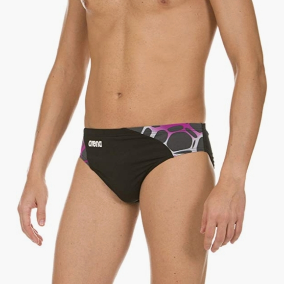 ARENA M Carbonite Brief (Black Asphalt/Red) - Picture 7 of 12